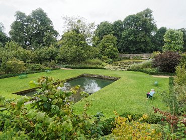 Dyrham Park - The formal gardens in summer August 2017