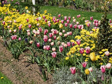 Dyrham Park - The formal gardens April 2018