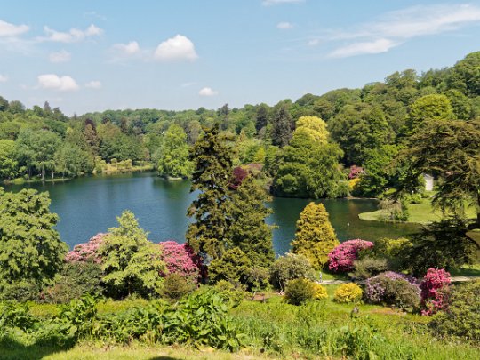 Stourhead - 2018 Stourhead Garden created by Henry Hoare II and laid out between 1740 and 1780. The House: A Paladian Mansion built in...