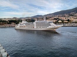 Madeira - Funchal Cruise ship Silver Dawn - Silversea Cruises