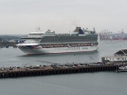 Norway Trip - At Southampton The start - on the Iona